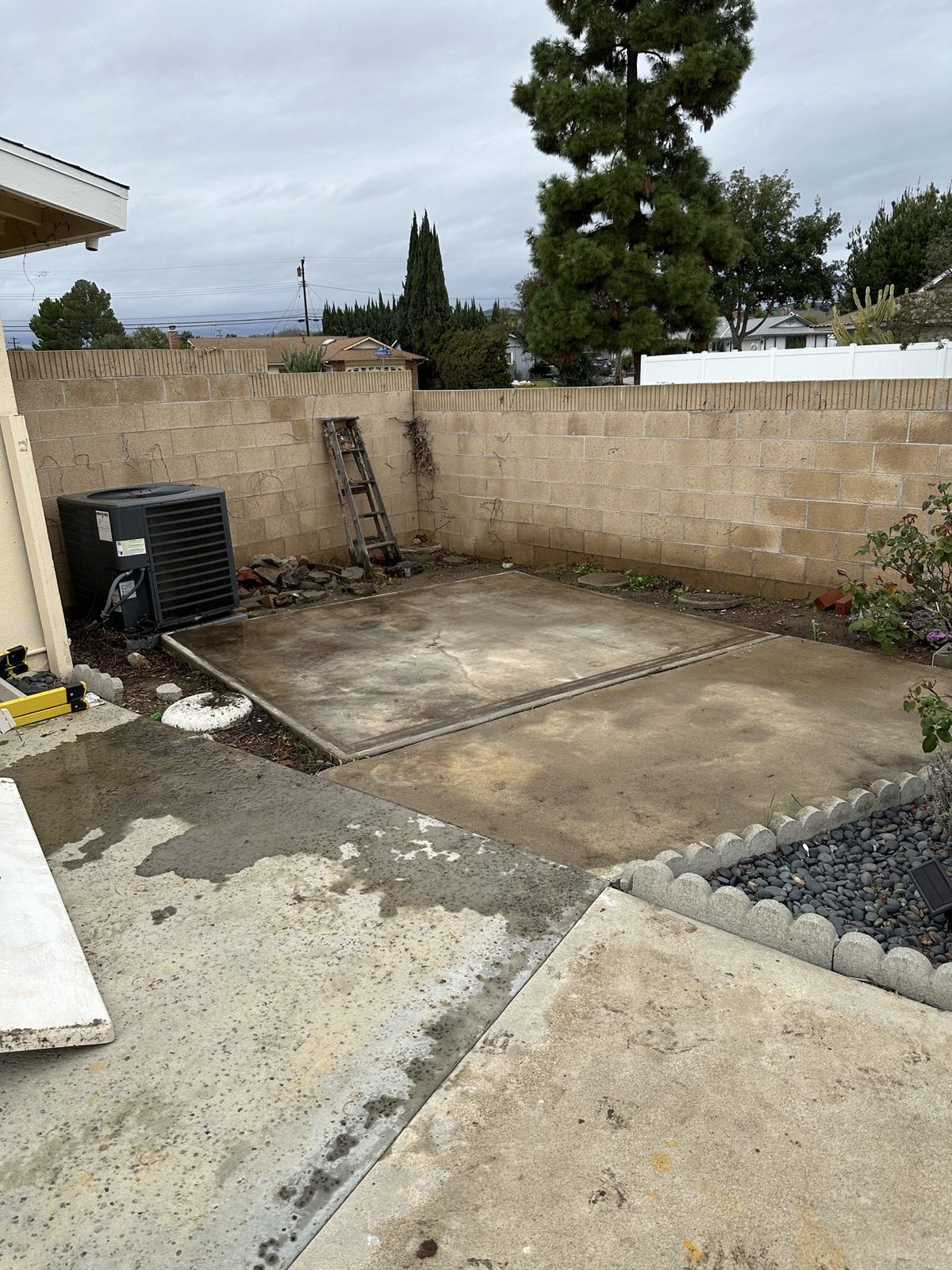 Concrete slab cleared after Delta completed the Fullerton shed removal