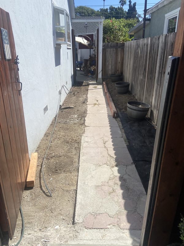 Concrete removal — After