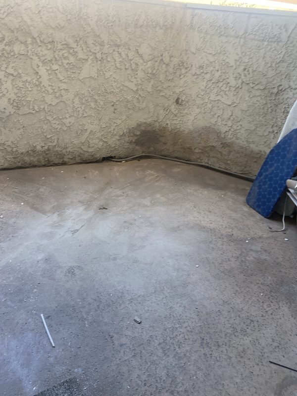 Construction cleanup — After