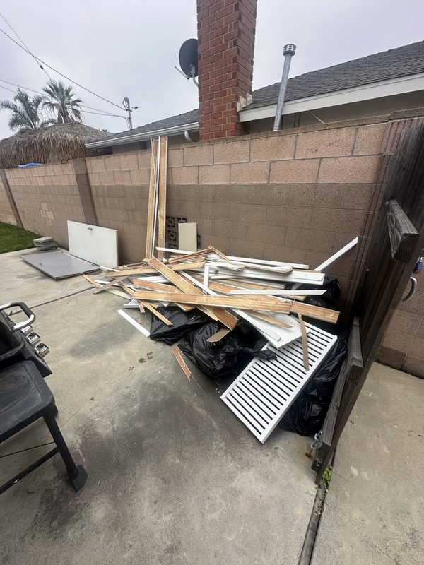 Backyard cleanup — Before