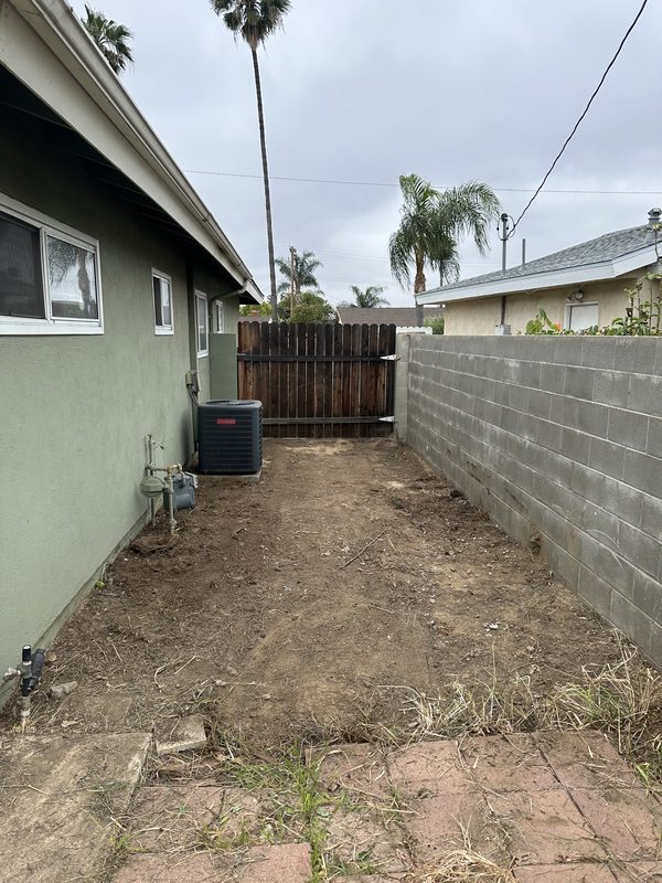 Backyard junk removal — After