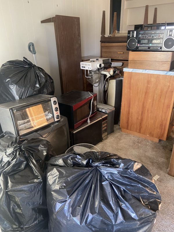 Home cleanout — Before
