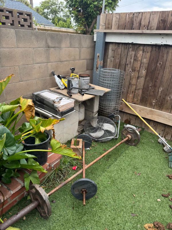 Backyard cleanup — Before